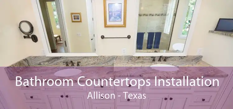 Bathroom Countertops Installation Allison - Texas