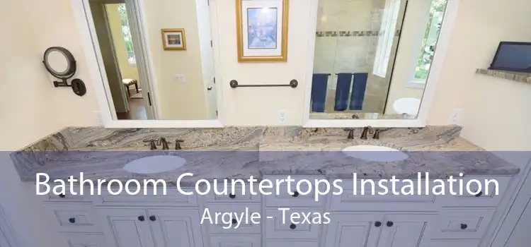 Bathroom Countertops Installation Argyle - Texas