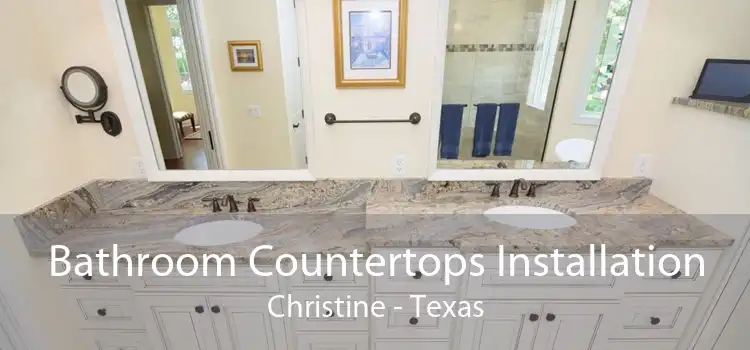 Bathroom Countertops Installation Christine - Texas