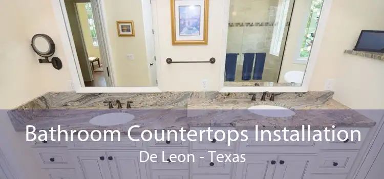 Bathroom Countertops Installation De Leon - Texas