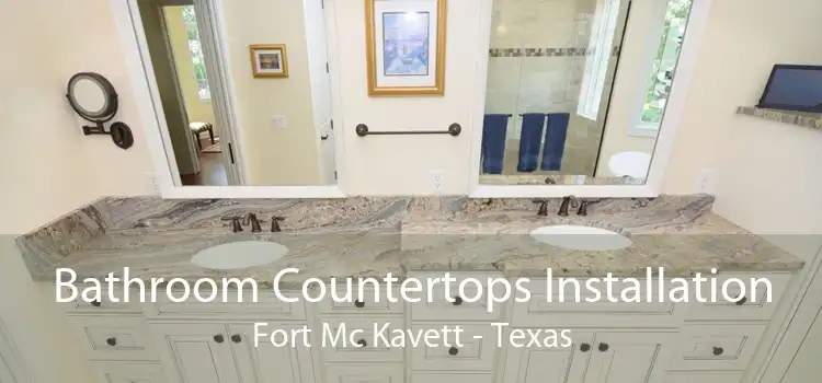 Bathroom Countertops Installation Fort Mc Kavett - Texas