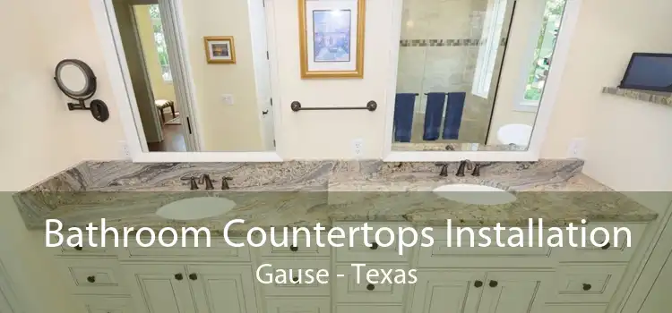 Bathroom Countertops Installation Gause - Texas