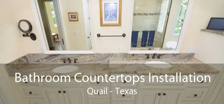 Bathroom Countertops Installation Quail - Texas