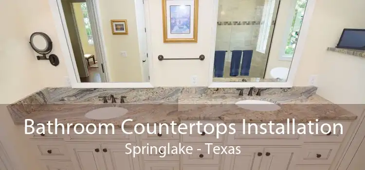 Bathroom Countertops Installation Springlake - Texas