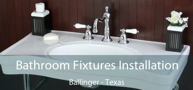 Bathroom Fixtures Installation Ballinger - Texas