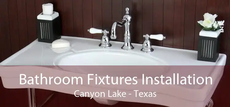 Bathroom Fixtures Installation Canyon Lake - Texas