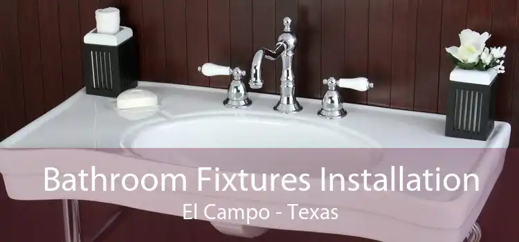 Bathroom Fixtures Installation El Campo - Texas