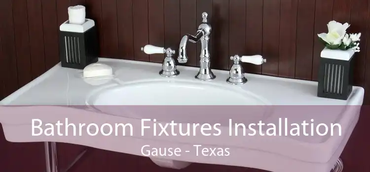 Bathroom Fixtures Installation Gause - Texas