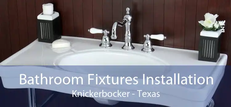 Bathroom Fixtures Installation Knickerbocker - Texas
