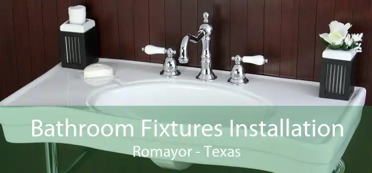 Bathroom Fixtures Installation Romayor - Texas