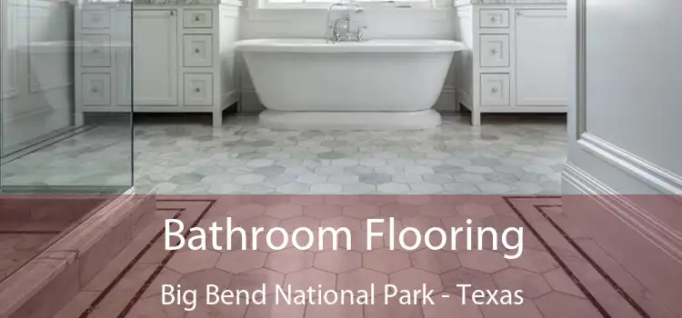 Bathroom Flooring Big Bend National Park - Texas