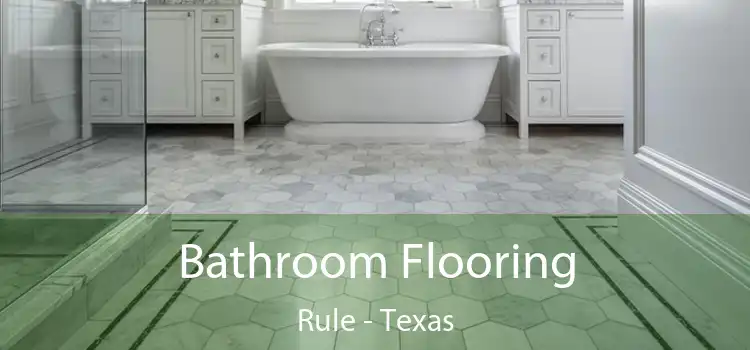 Bathroom Flooring Rule - Texas
