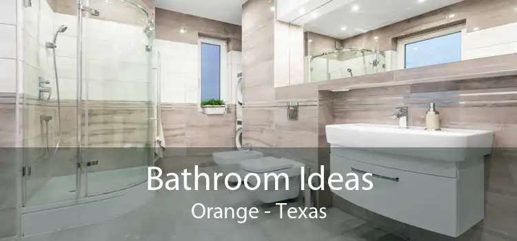 Bathroom Ideas Orange - Texas