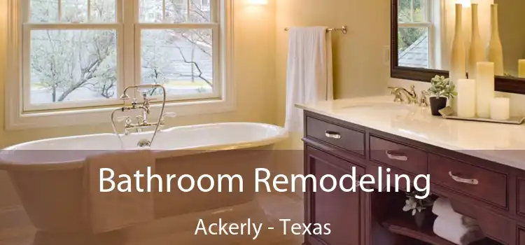 Bathroom Remodeling Ackerly - Texas