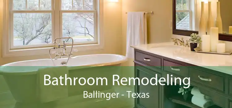 Bathroom Remodeling Ballinger - Texas