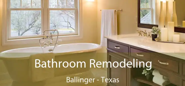 Bathroom Remodeling Ballinger - Texas