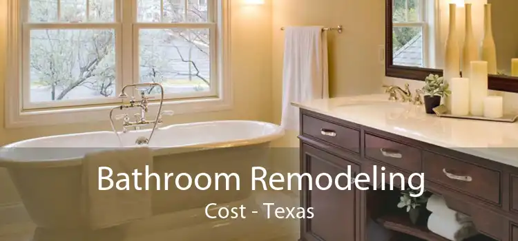 Bathroom Remodeling Cost - Texas