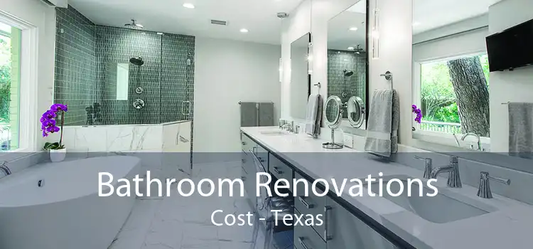 Bathroom Renovations Cost - Texas