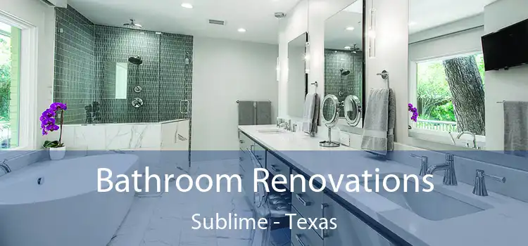 Bathroom Renovations Sublime - Texas