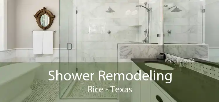 Shower Remodeling Rice - Texas